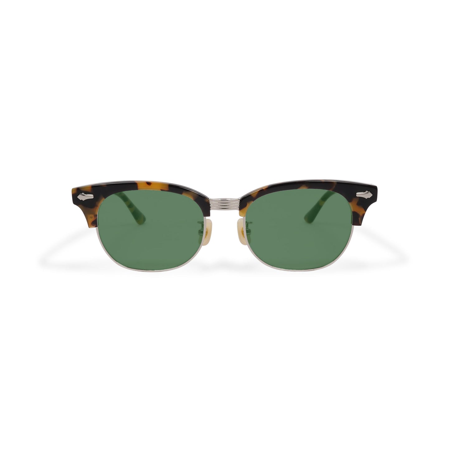 ORIENT yellow tort x silver / green lens