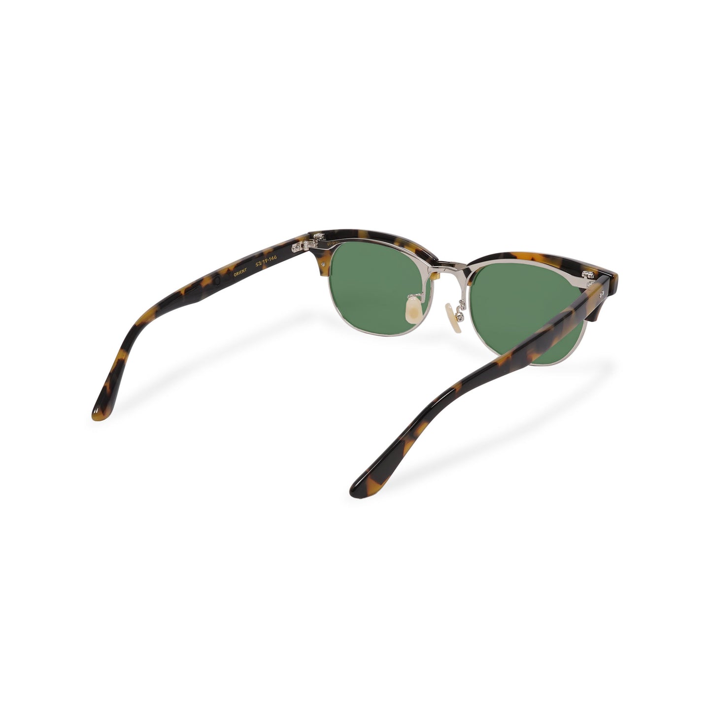 ORIENT yellow tort x silver / green lens