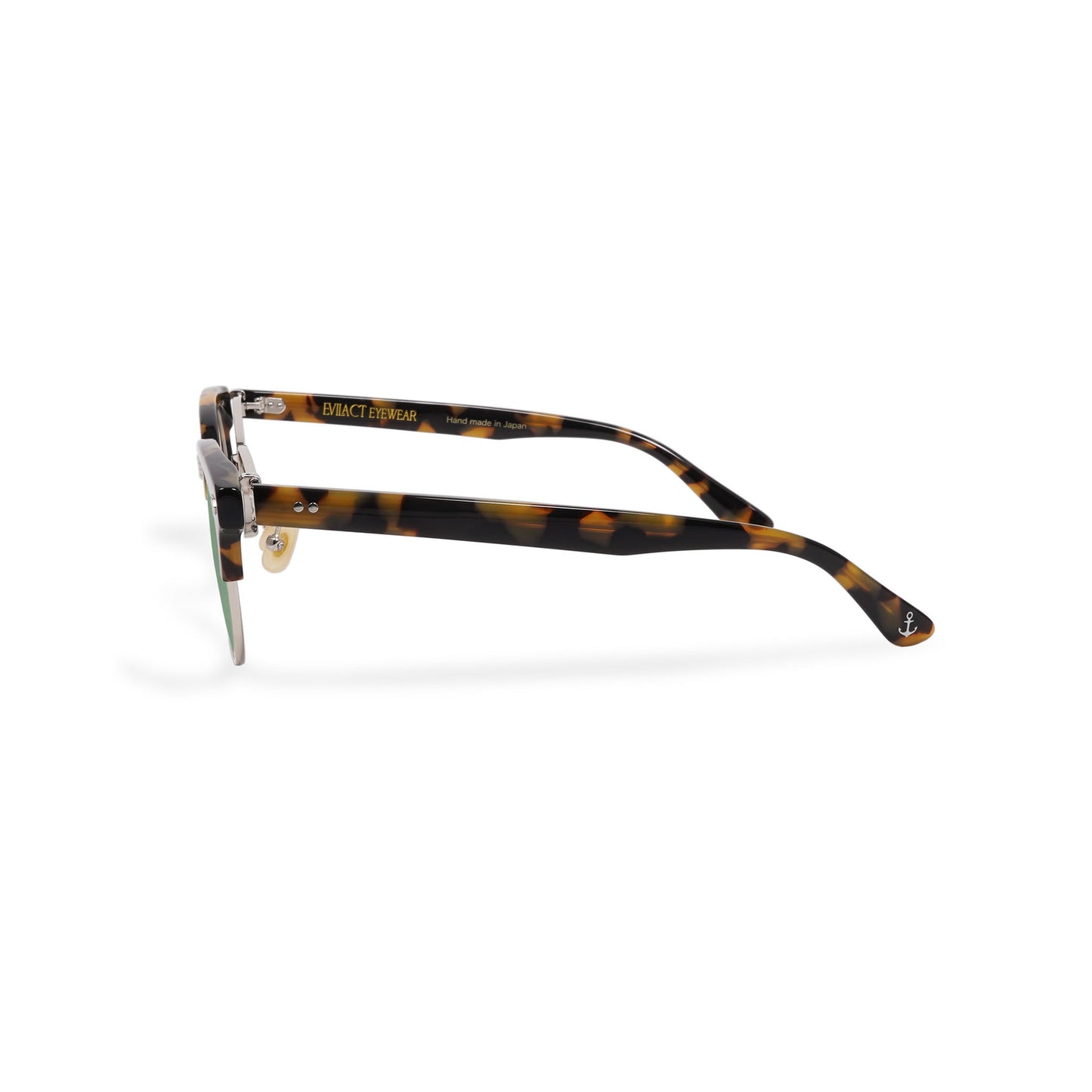ORIENT yellow tort x silver / green lens