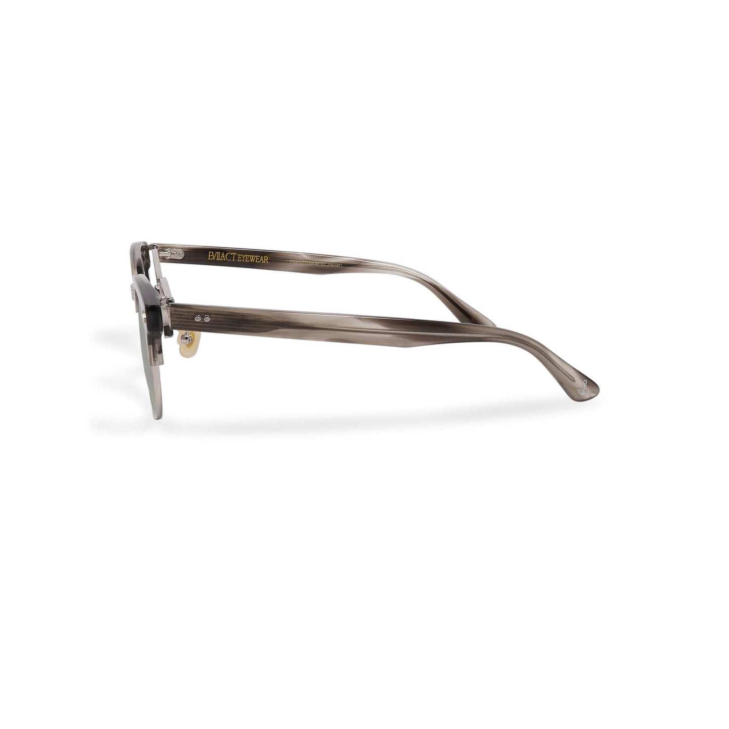 ORIENT gray marble x silver / smoke lens