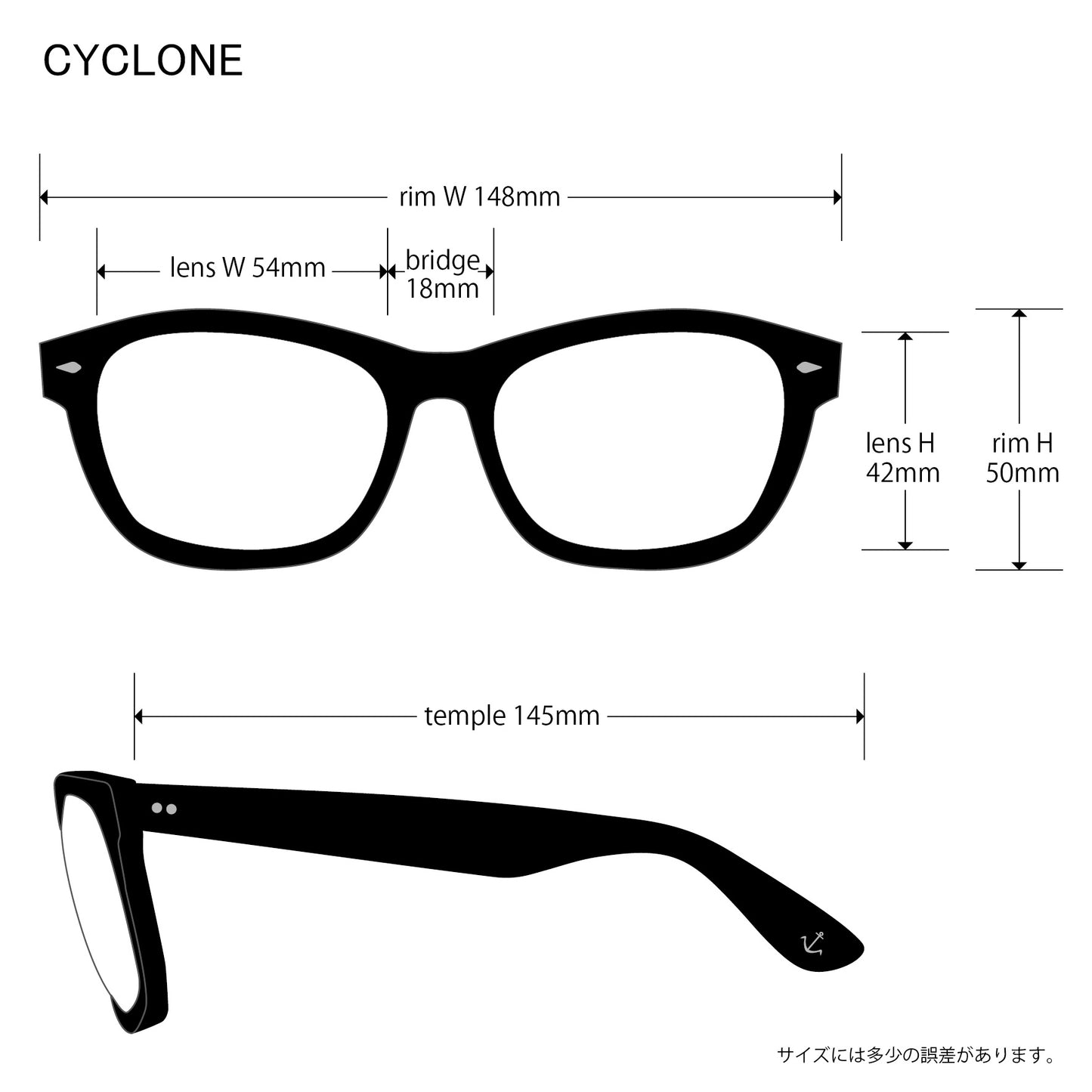 CYCLONE black / smoke lens
