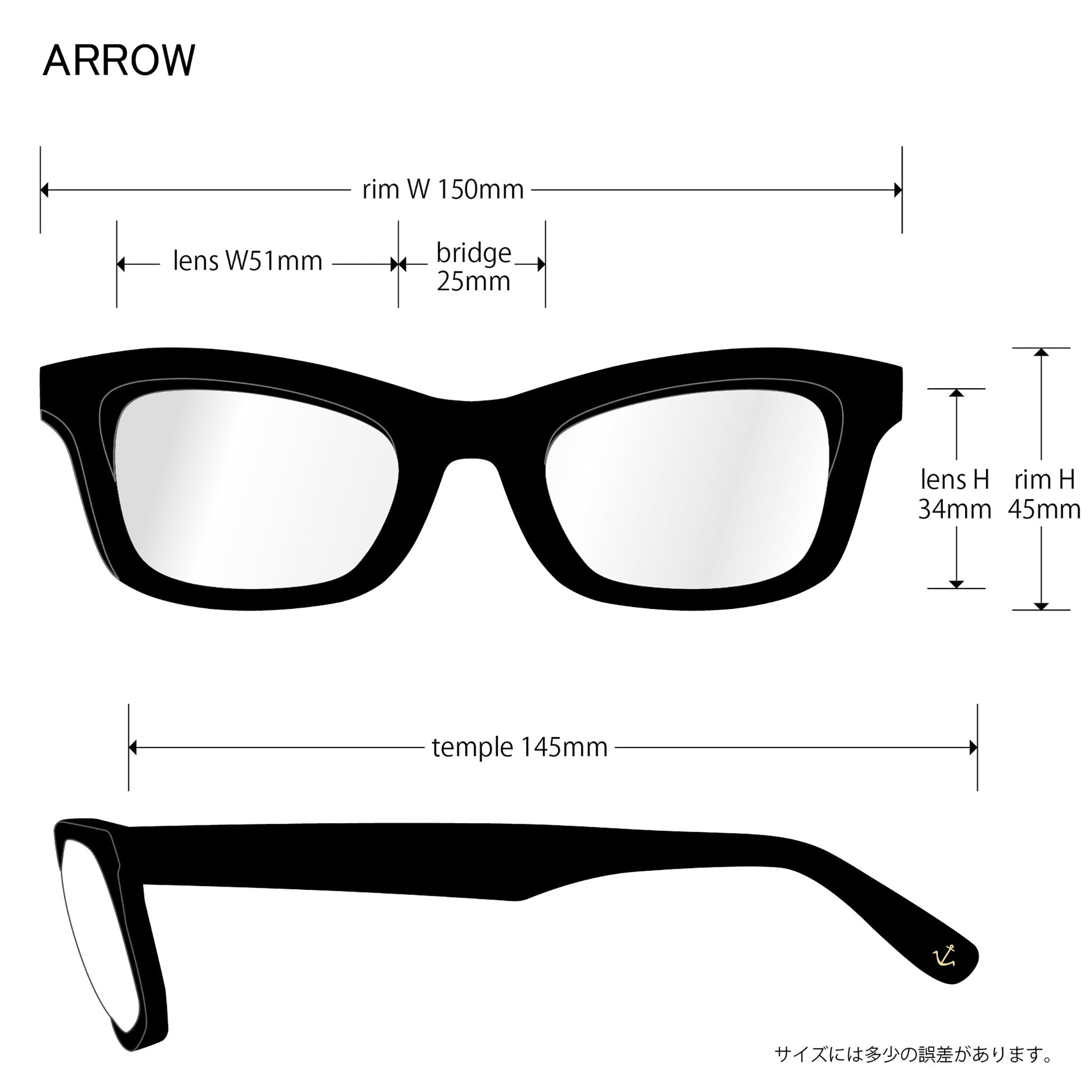 ARROW gray marble / green lens | EVILACT (イーブルアクト）Official