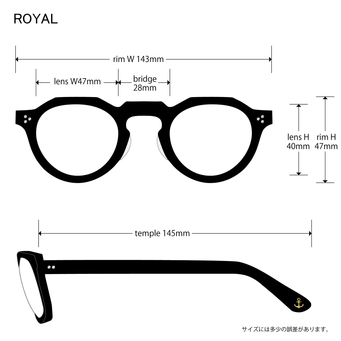 ROYAL black x a.clear / photochromic gray lens