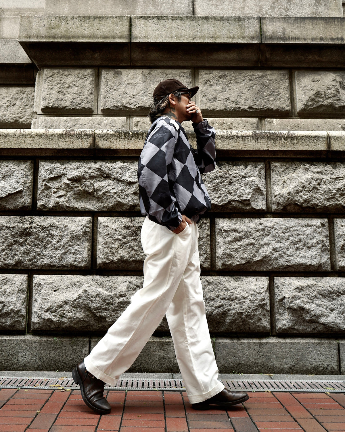 EVILACT x OLDMOUNTAIN LINE CREWMAN JACKET