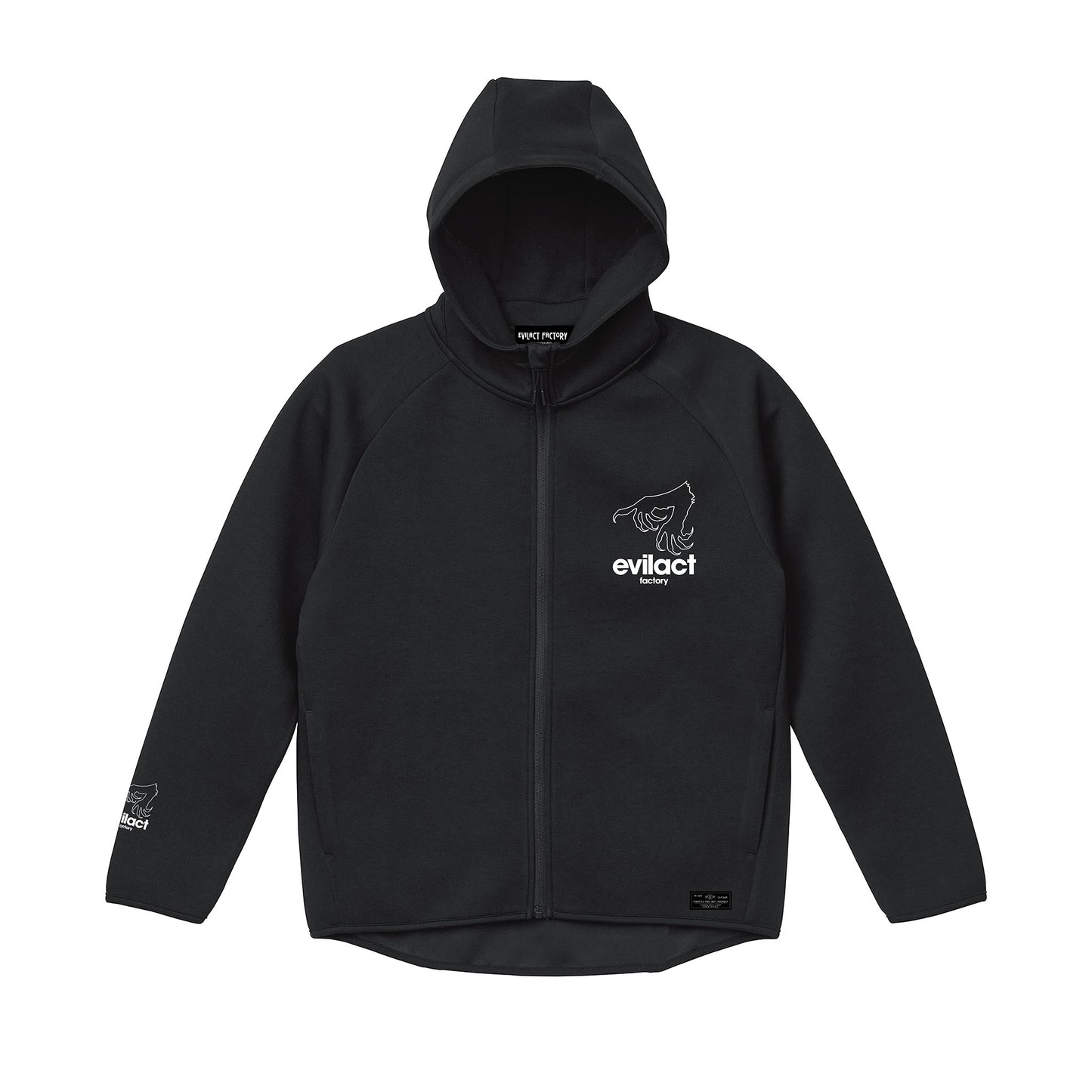 EVILACT Factory Double Knit Full Zip Hoodie