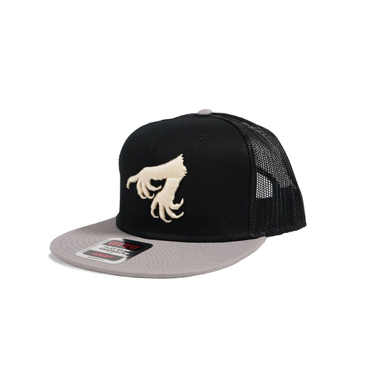 EVILACT Factory Claw Flat Visor Mesh Cap gray x black