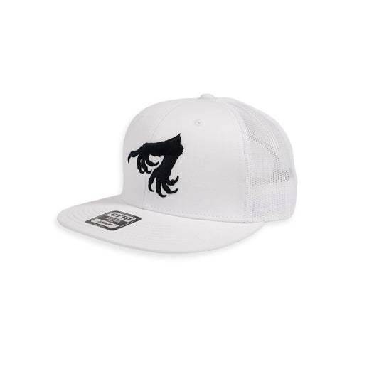 EVILACT Factory Claw Flat Visor Mesh Cap white
