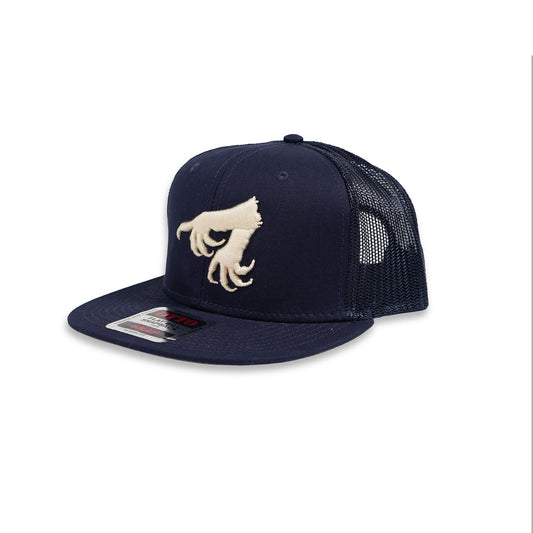 EVILACT Factory Claw Flat Visor Mesh Cap navy