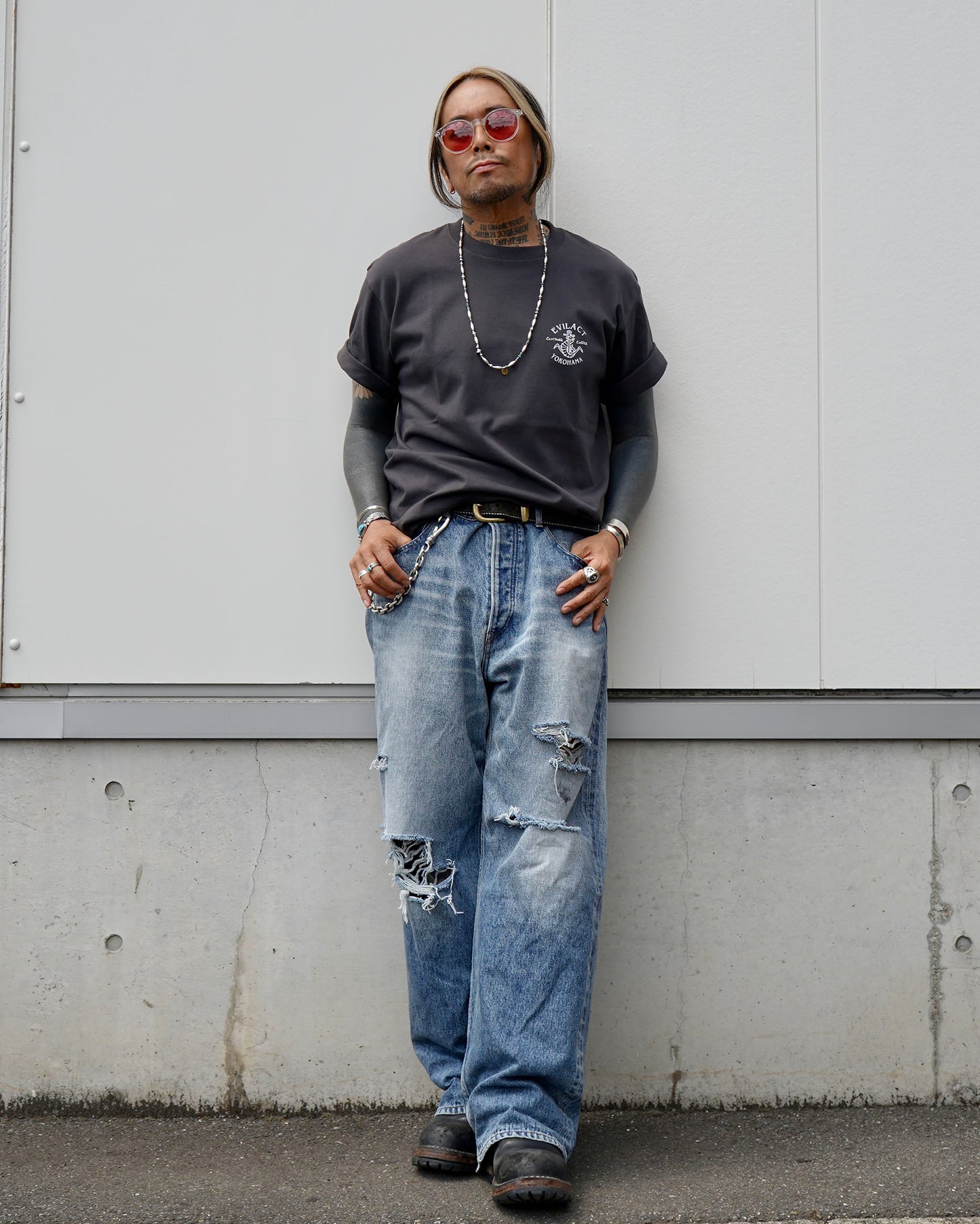 EVILACT YOKOHAMA 1st Anniv. T's S/S sumi