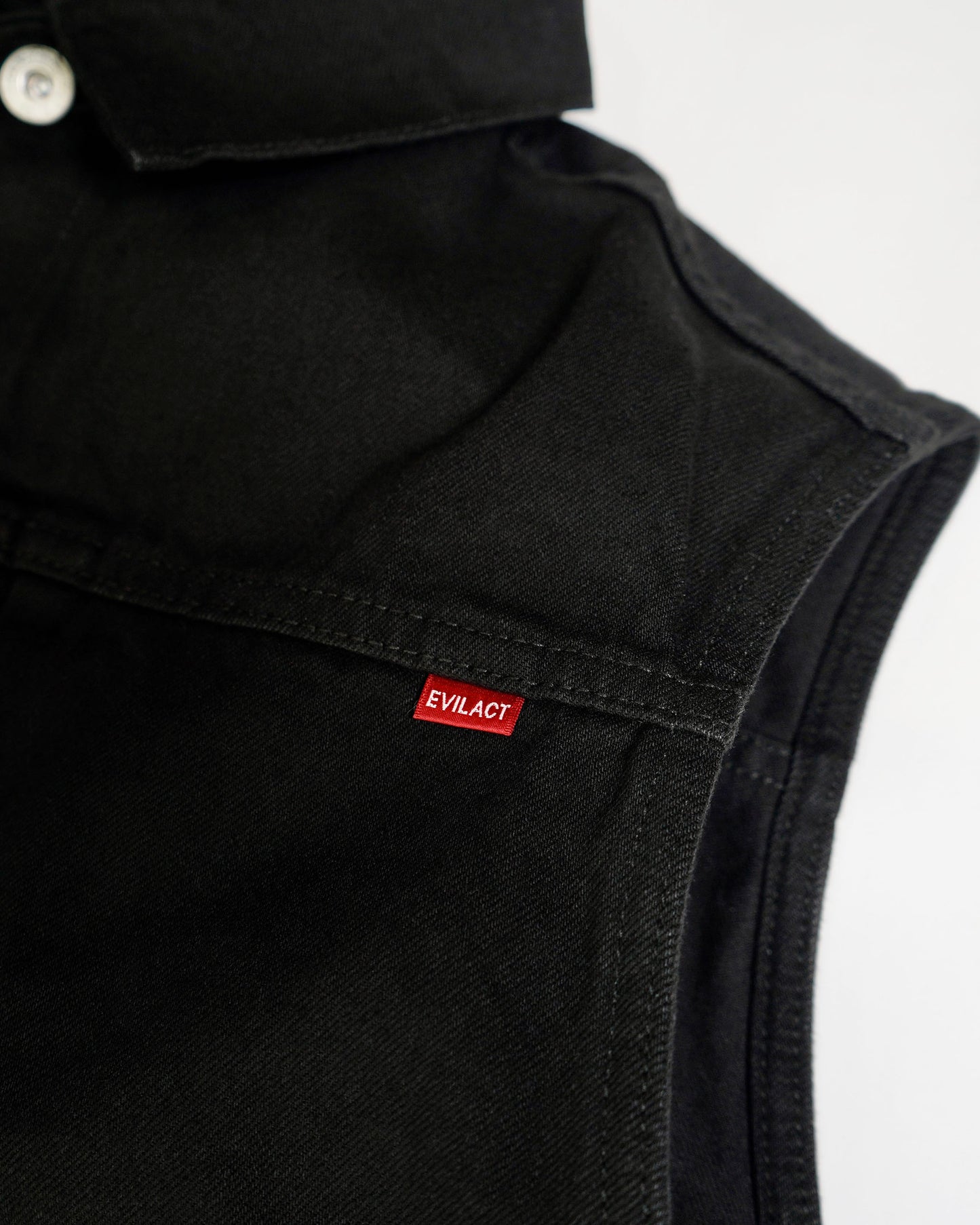 EVILACT MC DENIM VEST black