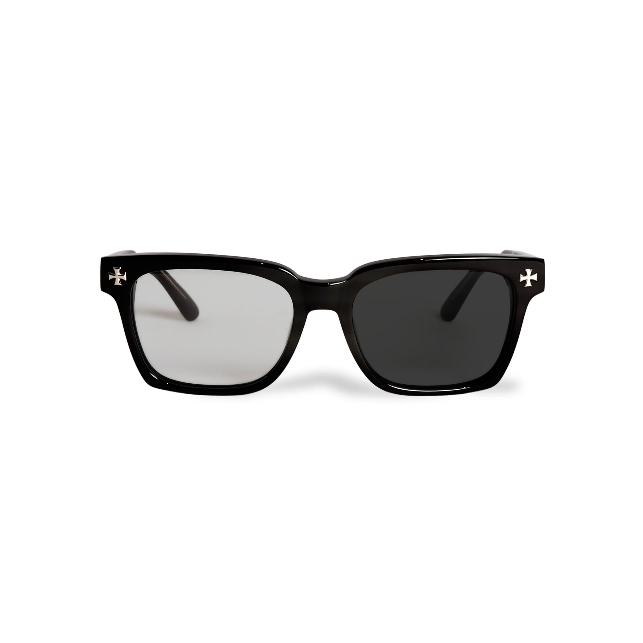 EMBLEM - ROLLER magazine x EVILACT eyewear - black x gray clear