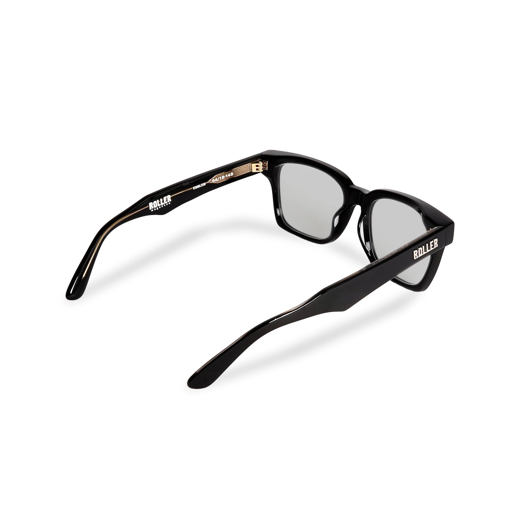 EVILACT EYEWEAR EMBLEM 調光グレー EMBLEM - ROLLER magazine x EVILACT eyewear - black x gray clear