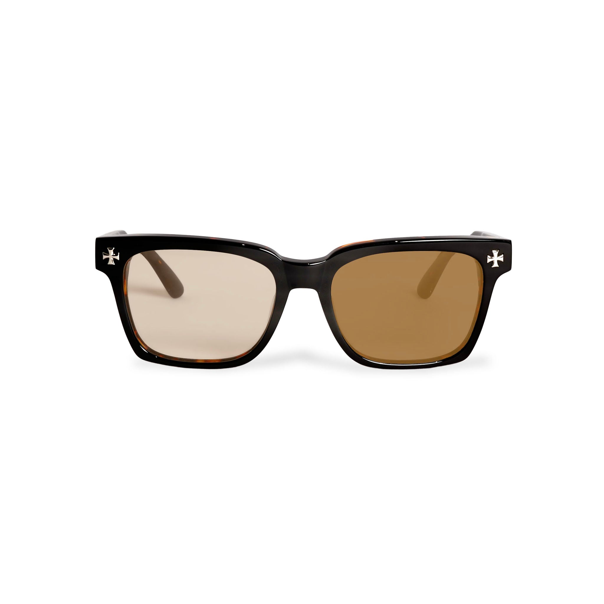 EVILACT EMBLEM サングラス ブラック×クリア　クリア調光レンズ EMBLEM - ROLLER magazine x EVILACT eyewear - black x demi / color