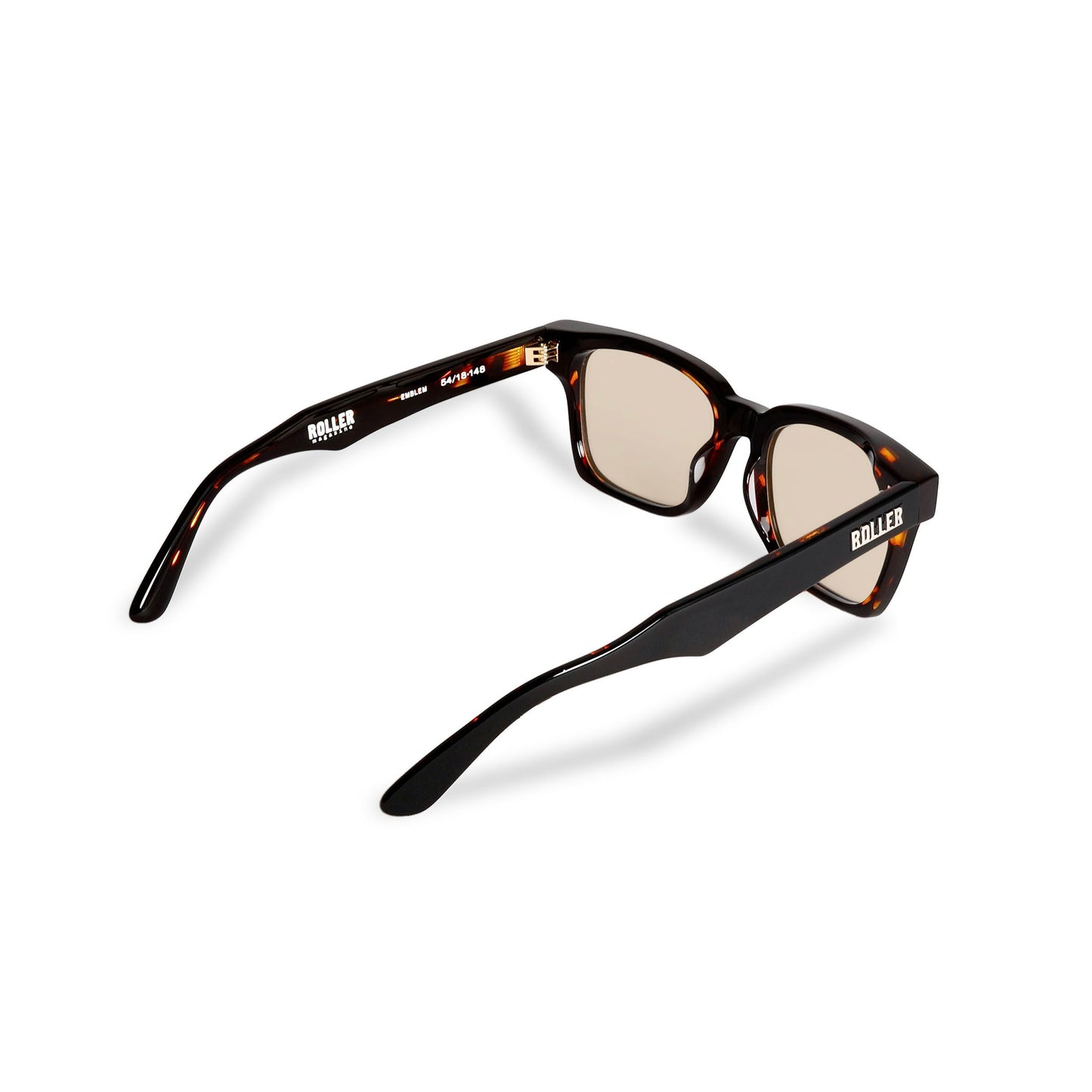 EMBLEM - ROLLER magazine x EVILACT eyewear - black x  demi / color photochromic brown lens