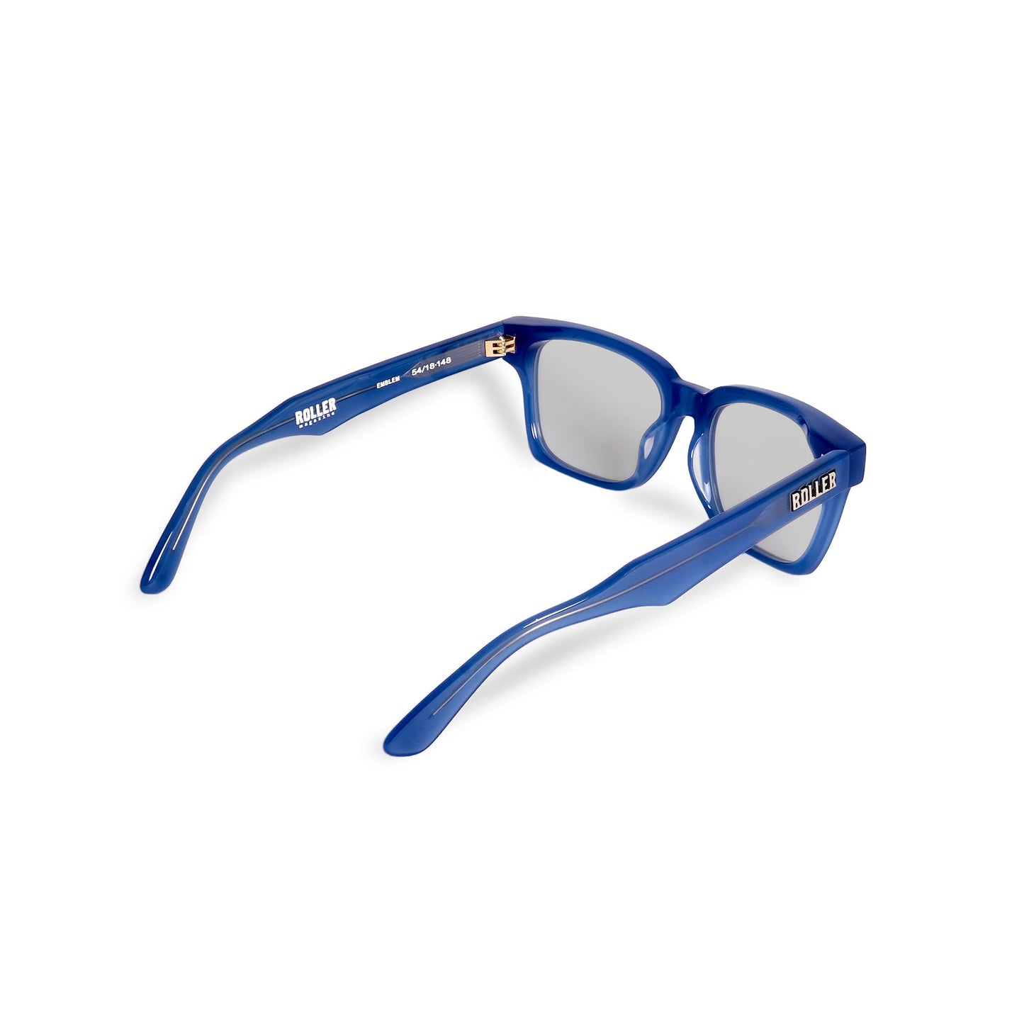 EMBLEM - ROLLER magazine x EVILACT eyewear - blue frost / color photochromic smoke lens