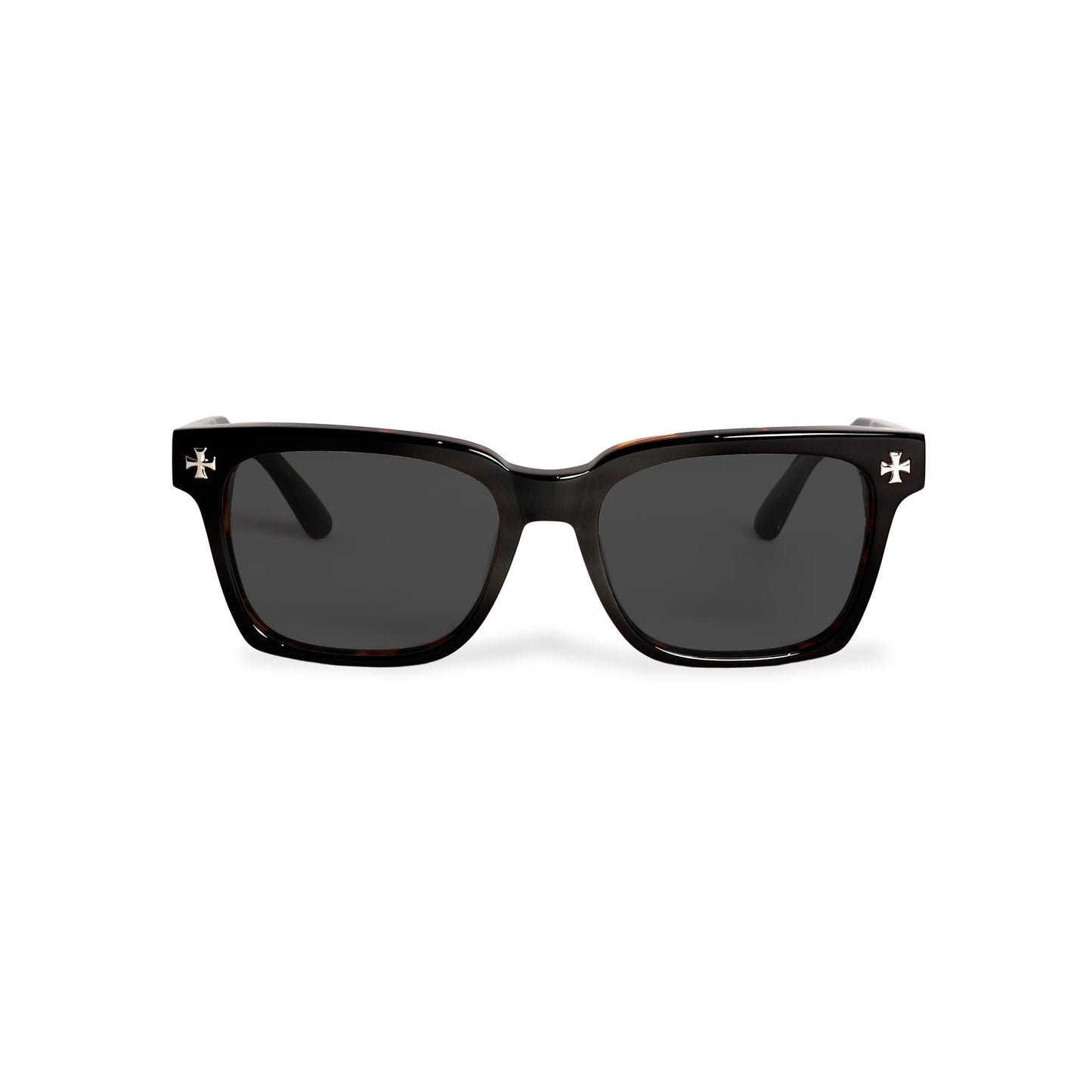 EMBLEM - ROLLER magazine x EVILACT eyewear - black x  demi/ smoke lens