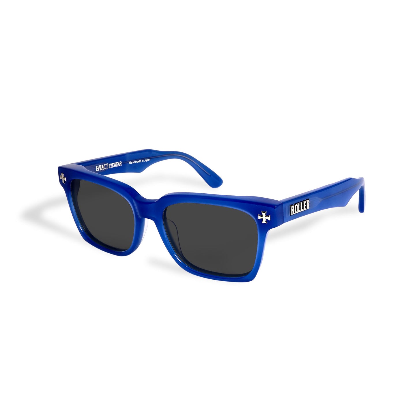 EMBLEM - ROLLER magazine x EVILACT eyewear - blue frost / smoke lens