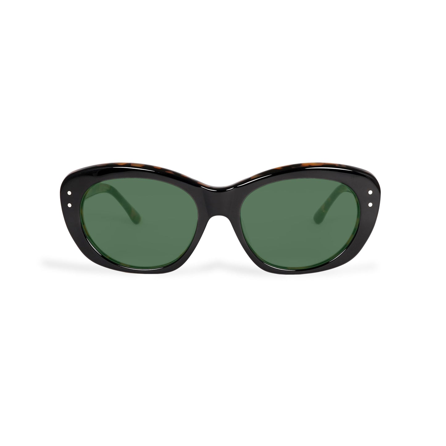GREYHOUND black x yellow tort / green lens