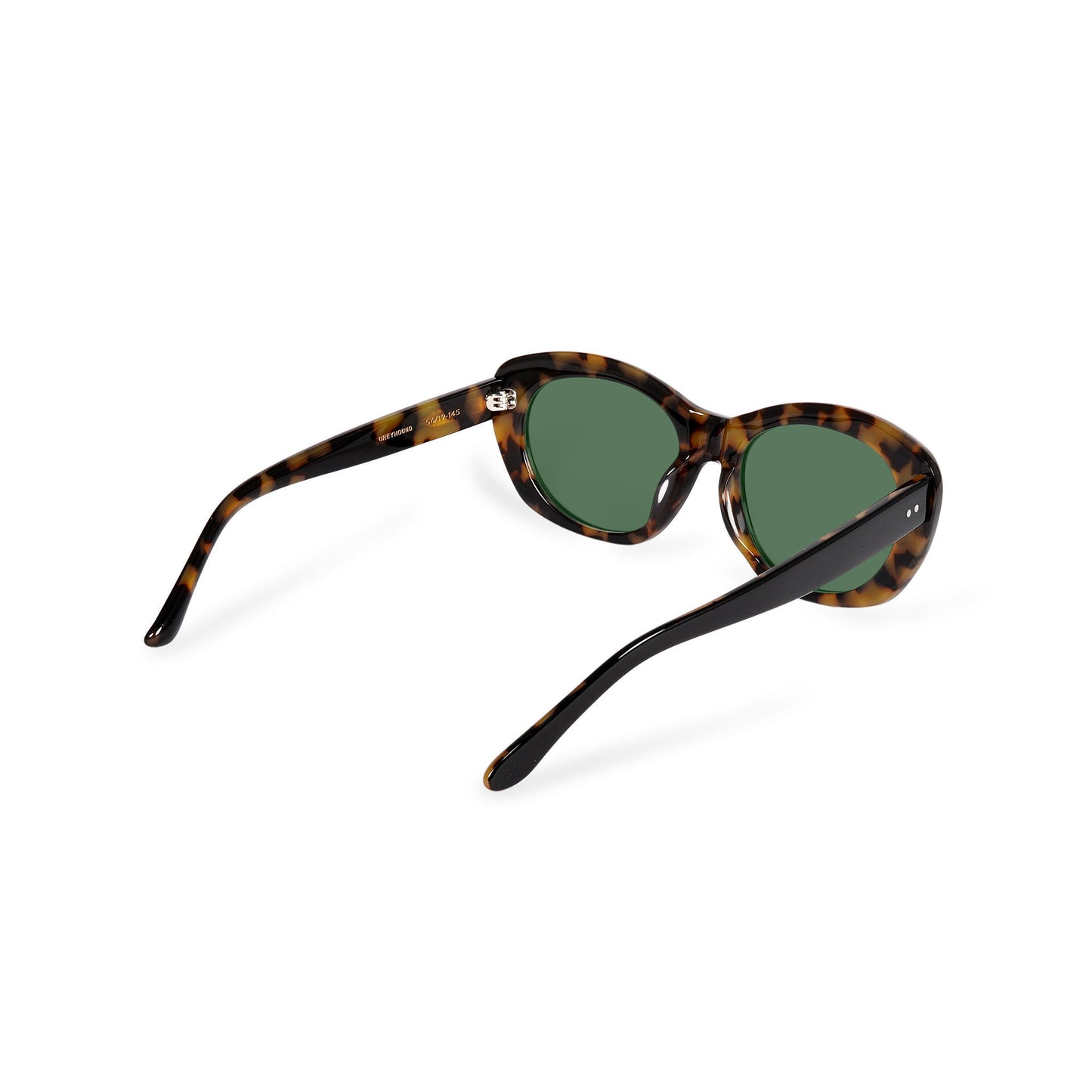 GREYHOUND black x yellow tort / green lens