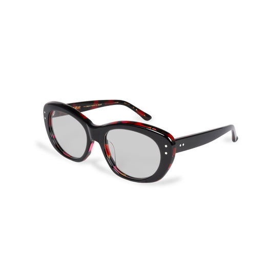GREYHOUND black x red havana / photochromic smoke lens