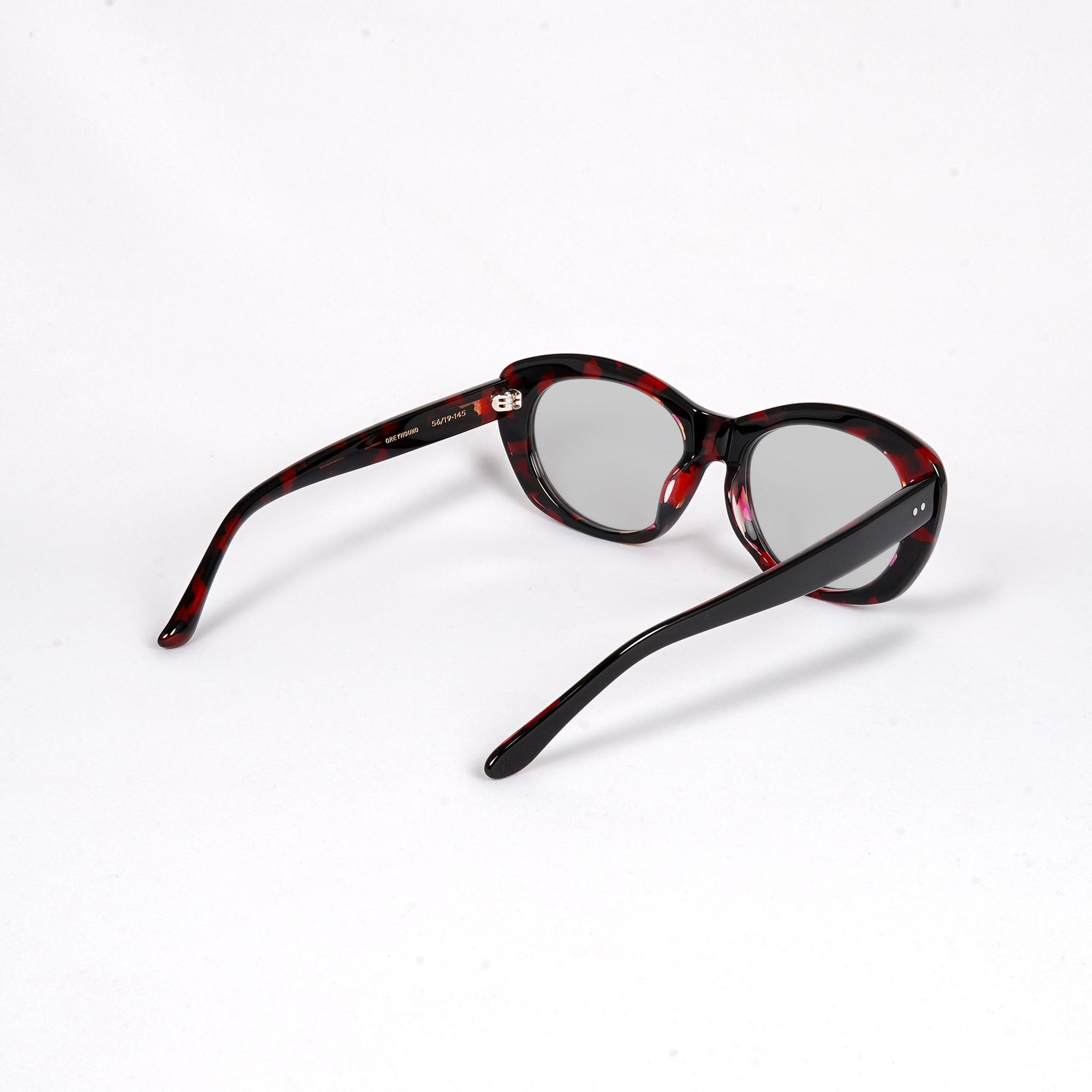 GREYHOUND black x red havana / photochromic smoke lens | EVILACT