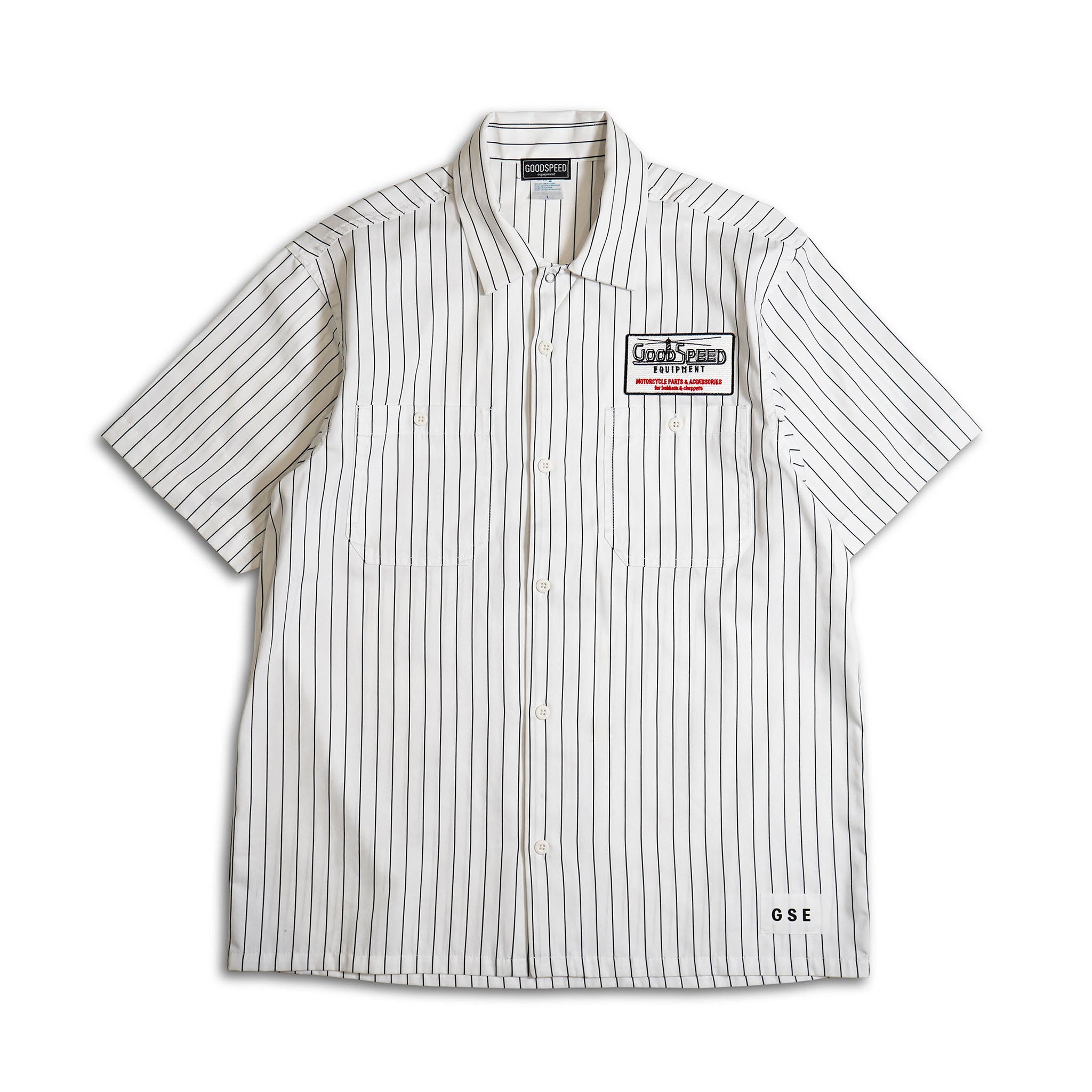 GOODSPEED equipment Stripe Work Shirts