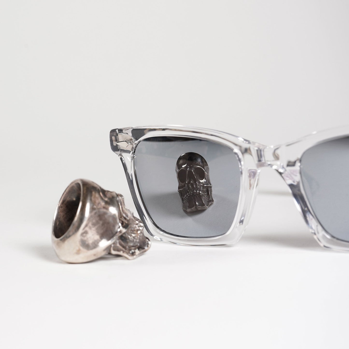 MUSTANG clear x dalmatian / silver mirror lens